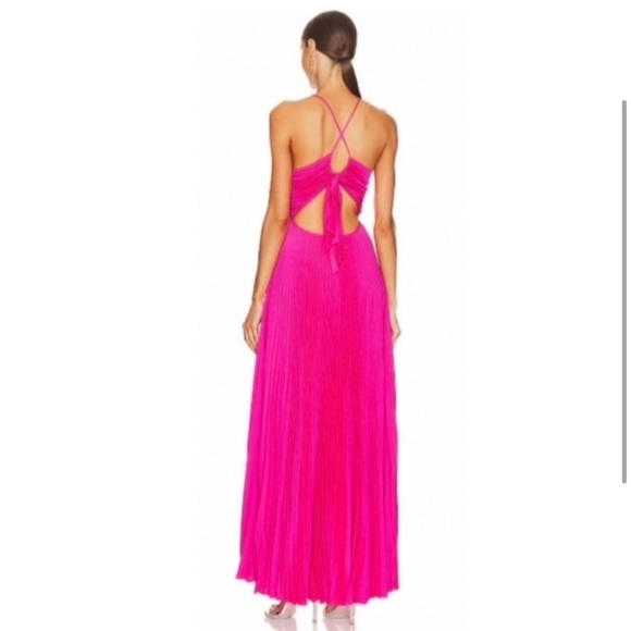 ALC Aries Dress in Hot Pink. - Picture 3 of 7